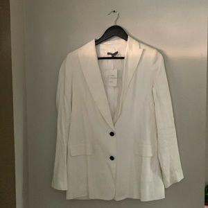 Vince Cream / White Blazer Size8 NWT